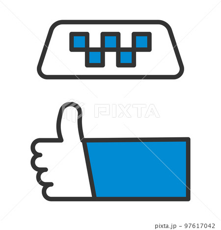 Catching Taxi Icon 97617042