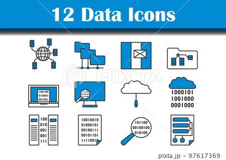 Data Icon Set 97617369