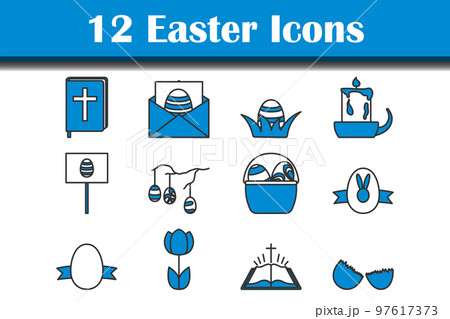 Easter Icon Set Easter Icon Set 97617373