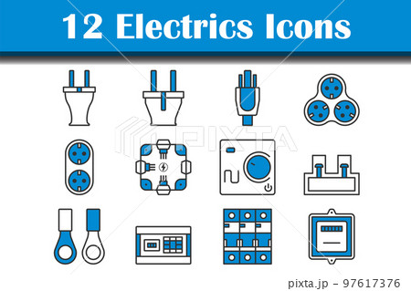 Electrics Icon Set 97617376