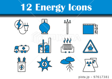 Energy Icon Set 97617381
