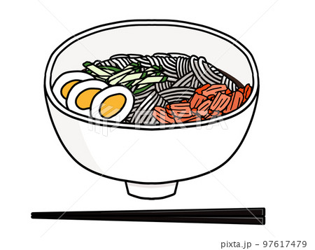 冷麺のイラスト 冷麺のイラスト 97617479