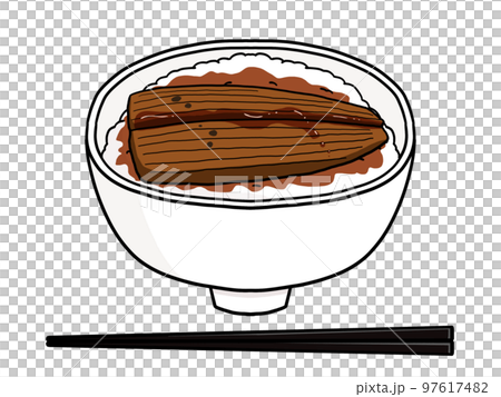 鰻丼のイラスト 97617482