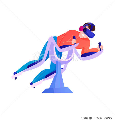 VR Laying Attraction Composition VR Laying Attraction Composition 97617895