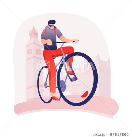 Urban Cycling Tour Composition 97617896