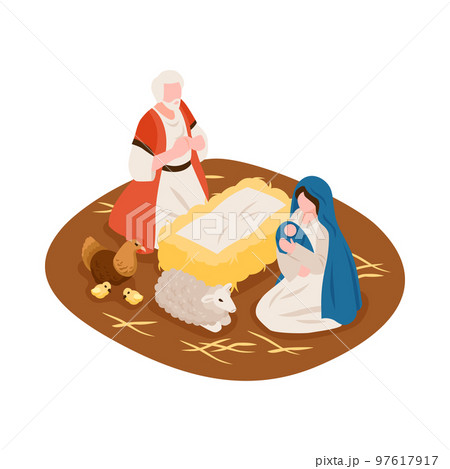 Birth Of Christ Composition 97617917