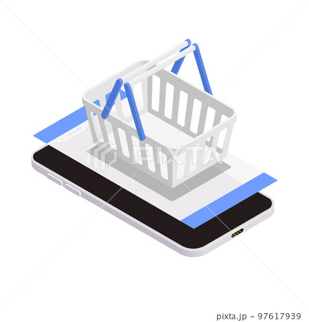 Mobile Supermarket Basket Composition 97617939