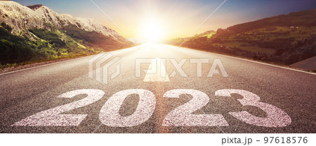 Happy New Year Background. Successful start to the year 2023. Happy New Year Background. Successful start to the year 2023. 97618576