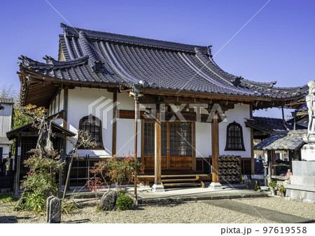 丹波篠山　河原町妻入商家群　観音寺観音堂　兵庫県丹波篠山市 97619558
