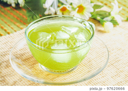 冷たい緑茶イメージ 97620666
