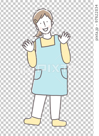 Smiley female nursery teacher 97622834