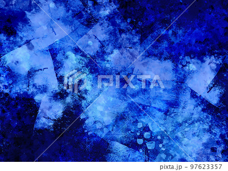 幻想的な水色の水彩テクスチャ背景 幻想的な水色の水彩テクスチャ背景 97623357