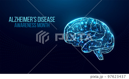 Alzheimers disease awareness month concept. 97623437