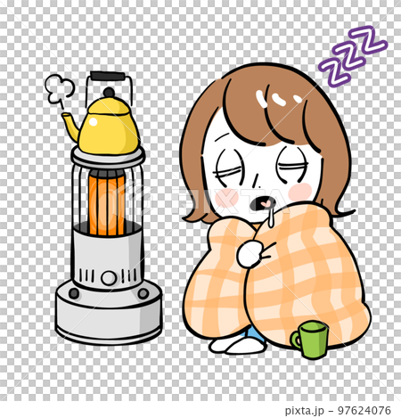 女性爐水壺睡覺 女性爐水壺睡覺 97624076