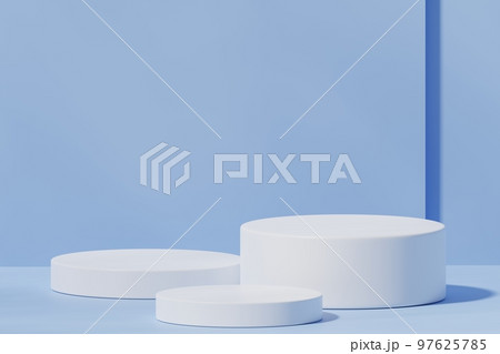 Scene with a podium for product presentation, 3d rendering 97625785