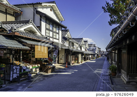丹波篠山　河原町妻入商家群　兵庫県丹波篠山市 97626049