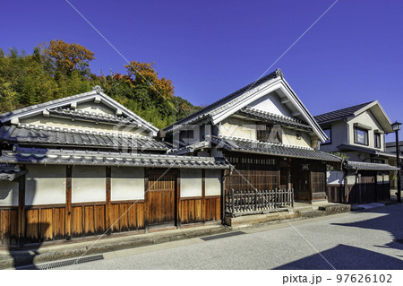 丹波篠山 河原町妻入商家群 兵庫県丹波篠山市 丹波篠山 河原町妻入商家群 兵庫県丹波篠山市 97626102