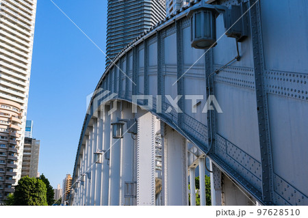 東京都中央区 勝鬨橋のアーチ 97628510
