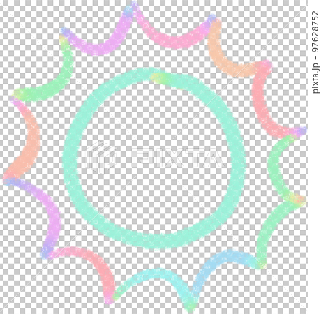 Rainbow line Planet illustrations Rainbow line Planet illustrations 97628752