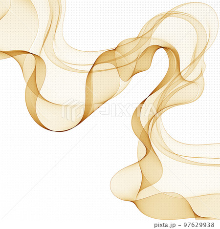 Abstract vector wave of golden color. eps 10 Abstract vector wave of golden color. eps 10 97629938