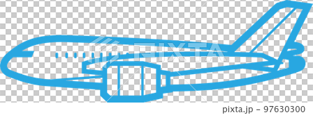 飛行機アイコンイラスト 97630300