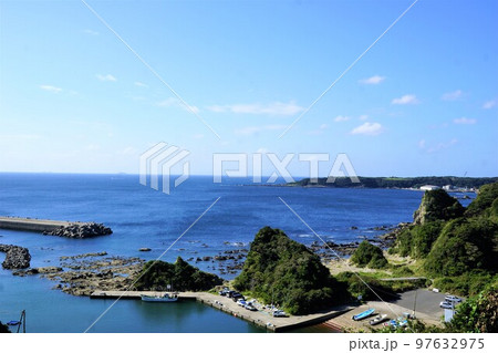 三浦半島の風景 毘沙門港 三浦半島の風景 毘沙門港 97632975