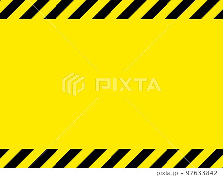 警告のフレーム 警告のフレーム 97633842