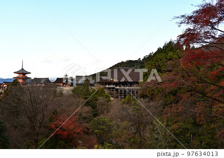 清水寺の紅葉 97634013