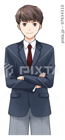 ドヤ顔の男子生徒 97634310