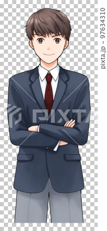 ドヤ顔の男子生徒 97634310