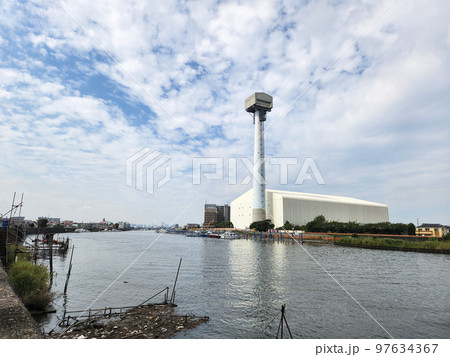 江戸川清掃工場　解体工事（2022年9月） 97634367