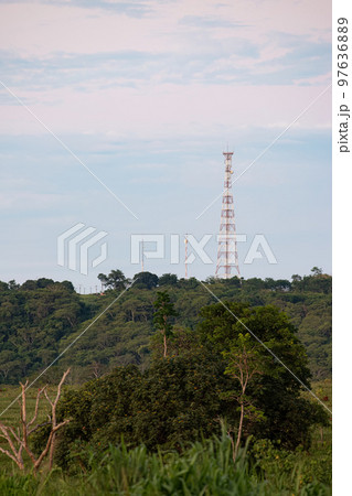 Metal telecommunication tower Metal telecommunication tower 97636889
