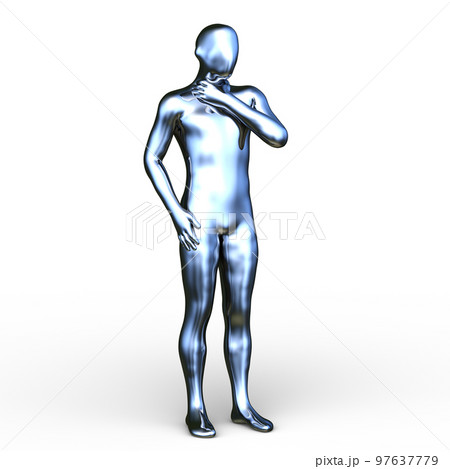 ポーズをとる男性 97637779