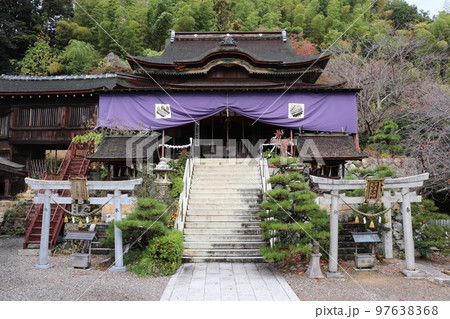 都久夫須麻神社 国宝 竹生島 琵琶湖 滋賀県 長浜市 都久夫須麻神社 国宝 竹生島 琵琶湖 滋賀県 長浜市 97638368