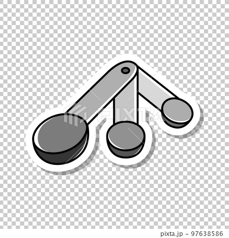 Cute measuring spoon - Stock Illustration [25545639] - PIXTA