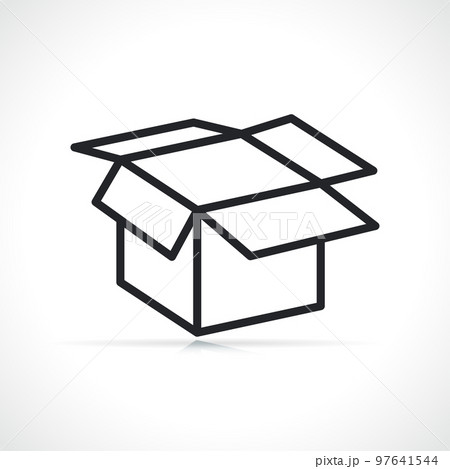 box or package line icon 97641544