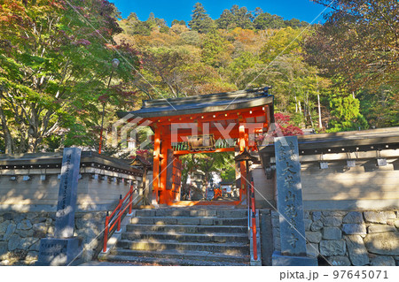 【大峯山 龍泉寺 (紅葉)】 奈良県吉野郡天川村洞川 【大峯山 龍泉寺 (紅葉)】 奈良県吉野郡天川村洞川 97645071