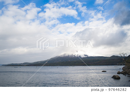 雪の桜島 雪の桜島 97646282