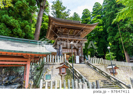 パワースポット 小国両神社境内風景「小国郷を開拓した高橋の宮・火の宮の二柱の神様を祀る神社」小国町 パワースポット 小国両神社境内風景「小国郷を開拓した高橋の宮・火の宮の二柱の神様を祀る神社」小国町 97647411