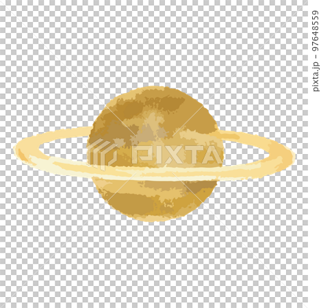 惑星の水彩風イラスト 惑星の水彩風イラスト 97648559