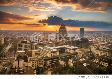 Brussels, Belgium Cityscape Brussels, Belgium Cityscape 97651430