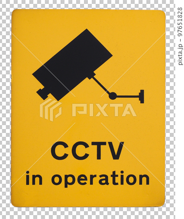 CCTV in operation sign transparent PNG 97651828