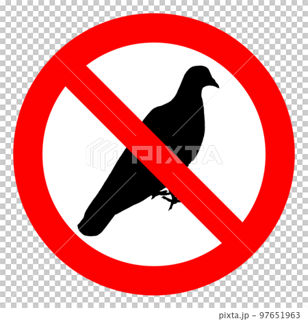 No pigeons sign transparent PNG No pigeons sign transparent PNG 97651963