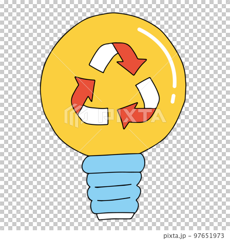 反映環境問題的回收插圖圖標 97651973