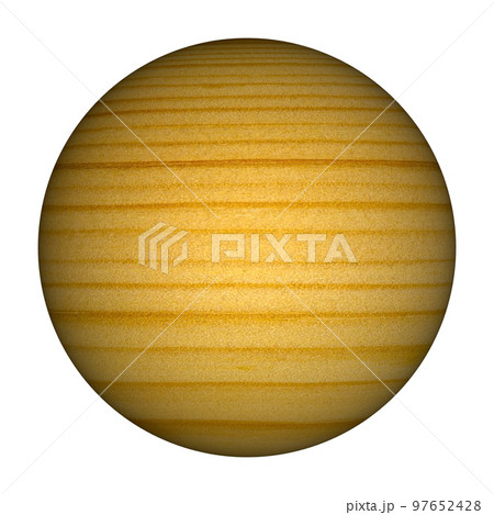brown wood sphere transparent background 97652428