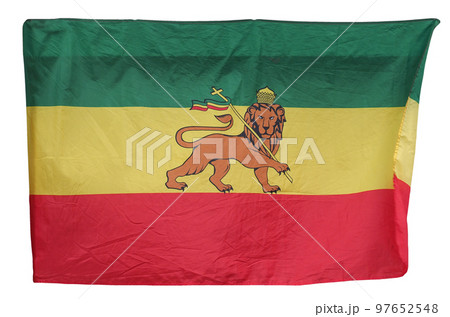 Imperial flag of Ethiopia transparent PNG 97652548