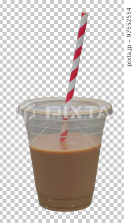 latte in plastic cup transparent PNG 97652554