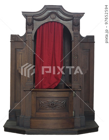 Confessional in church 97652594