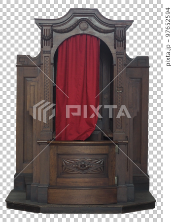 Confessional in church 97652594