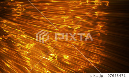 黒い背景に雨が降る画像 97653471